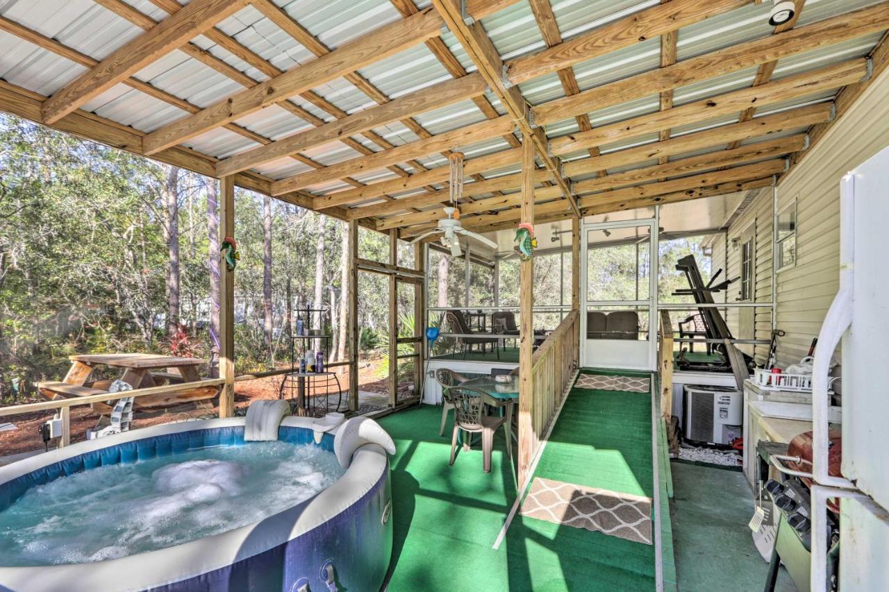 Keaton Beach Escape With Hot Tub 2 Mi To Shore Perry Eksteriør bilde
